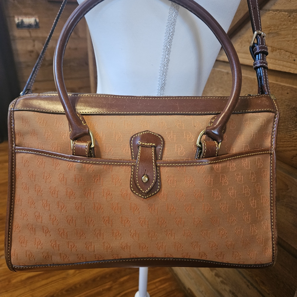 Vintage Dooney & Bourke Brown Leather Handbag